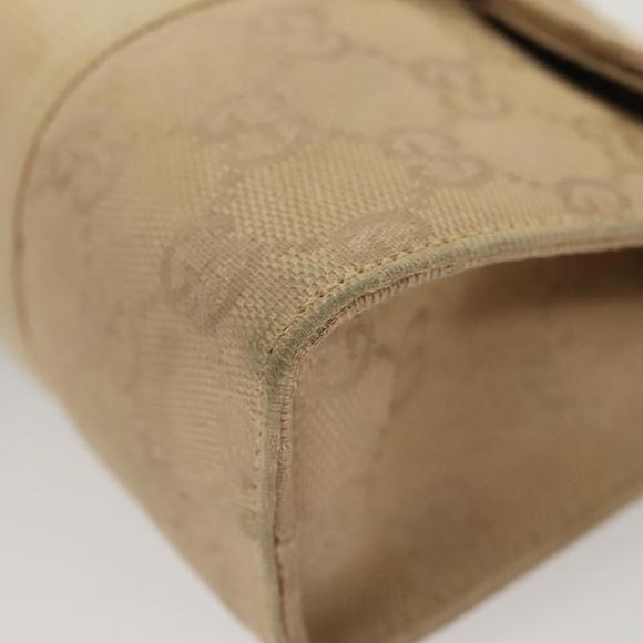 GUCCI GG Canvas Pouch Beige Auth 121227 - Picture 8 of 16